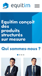 Mobile Screenshot of equitim.fr
