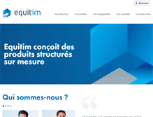 Tablet Screenshot of equitim.fr